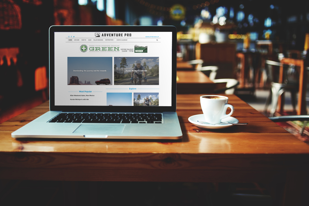 Website Design & Development: Adventure Pro 2.0