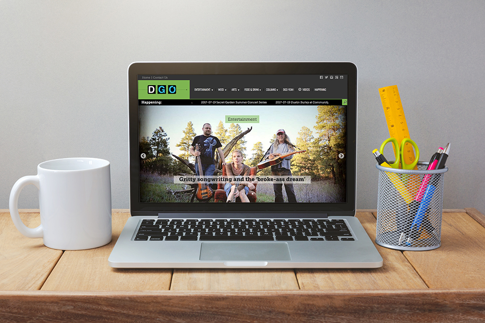 Website Front End Development: DGO Magazine
