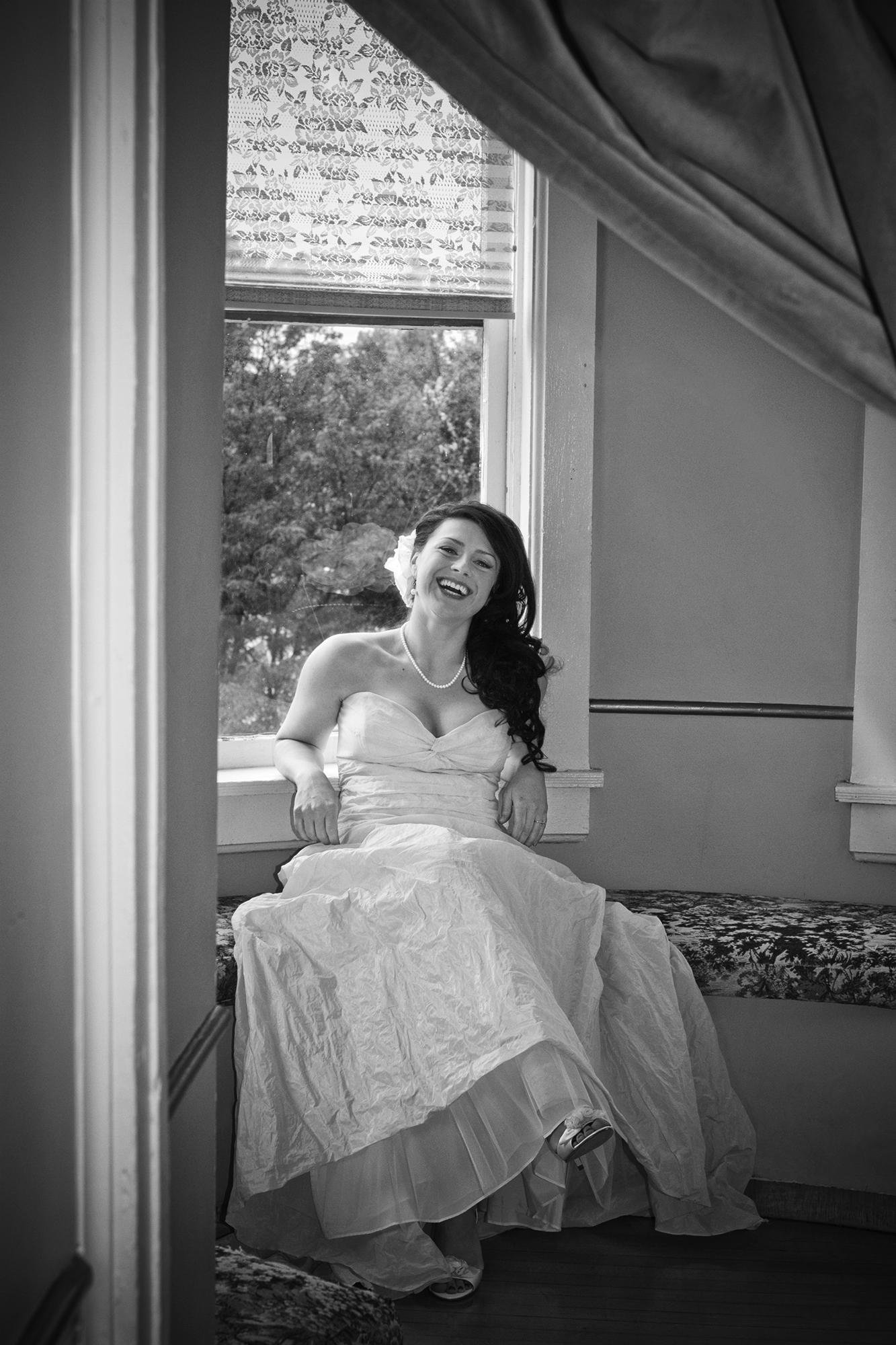 Bride portrait during a wedding in Denver Colorado