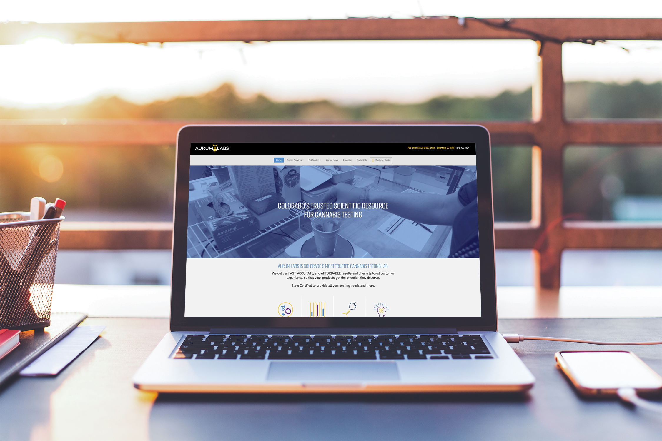 Website Development: Aurum Labs